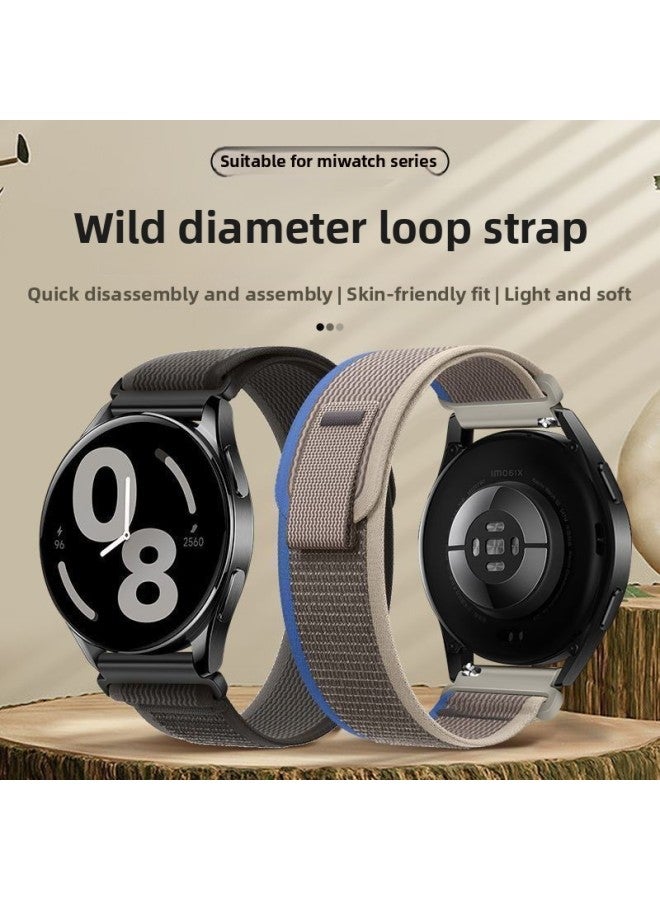 For Millet Watch S1 Pro S2 S3 Strap Wild Track Loop Sports Color2 Wrist Strap-Color:Rings Type-milk White-xiaomi Color 1/2 (22mm)  - Image 2