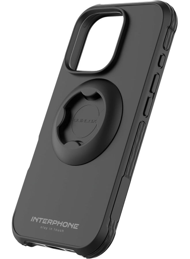 INTERPHONE Quiklox Tetraforce Case for Apple iPhone 16 Pro - Motorcycle Car or Bike Mounts - Quiklox Series - Protective Case for Motorcycle - Modular System QUIKLOX - Image 1