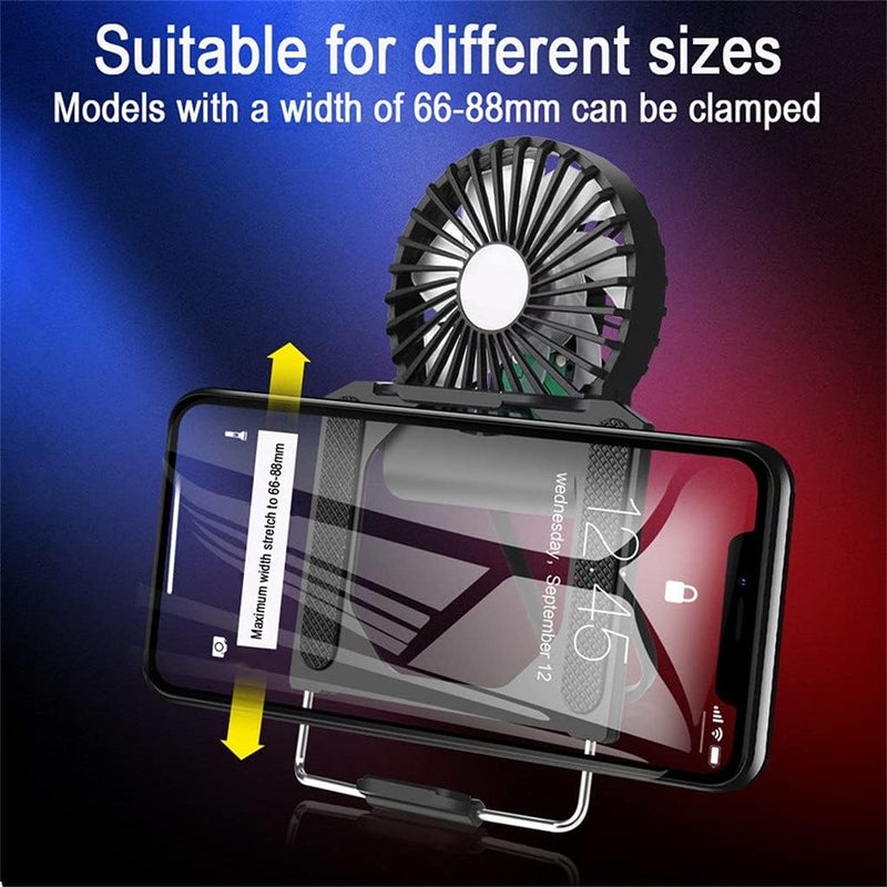 Portable Phone Cooling Fan Multi-Functional Mobile Phone Fan Game Controller Cooler(E) - Image 2