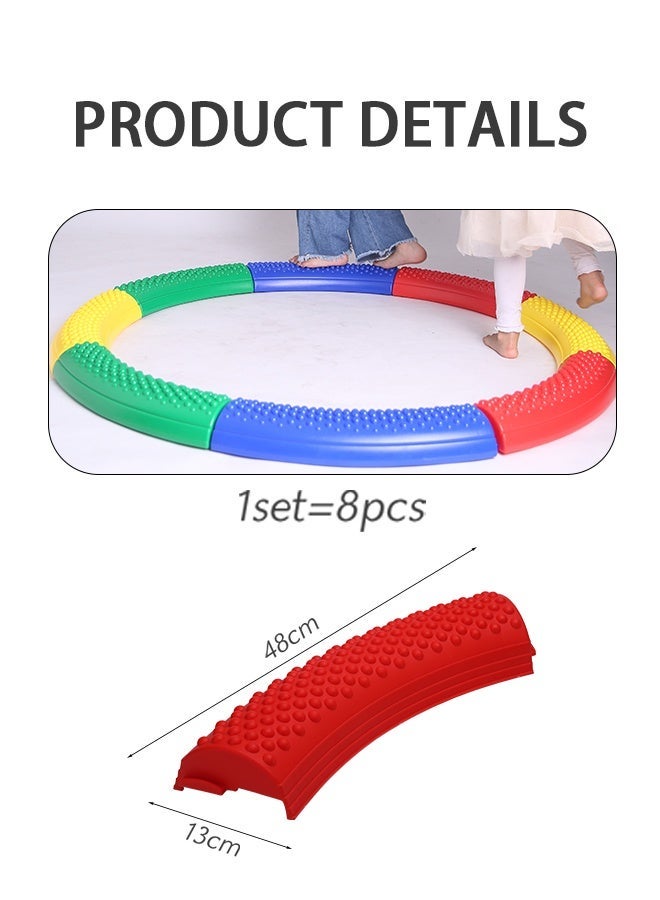 JSAITOYS SIT12403 Multi-colour Educational Toys 6pcs Balance Beam Obstacle Course Set for Kindergarten - Image 2