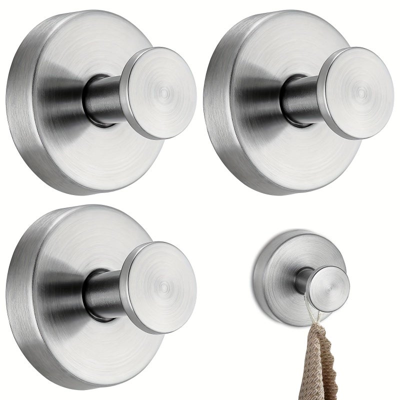 Metal Golden Stainless Steel Suction Cup Hooks No Drill Bath Hooks - Image 3