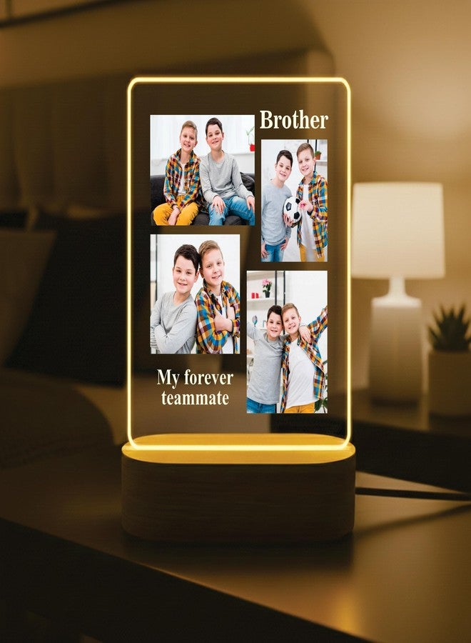Amazingily هدية رائعة ومخصصة للذكرى السنوية، مصباح ليلي LED مع صورة للزوجين | إطار صورة محفور عليه اسم الزوجة | تذكار رومانسي مميز له ولها | ذكرى زواج سعيدة - Image 5