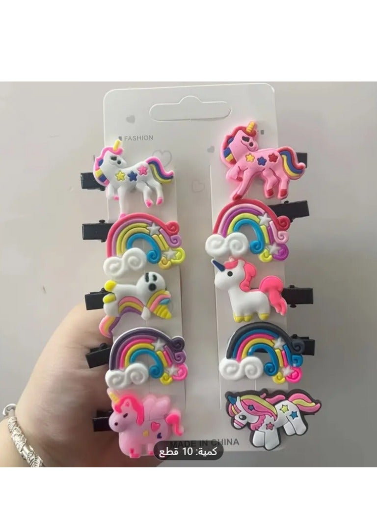Professional Unicorn Hair Clips For Kids - Image 4