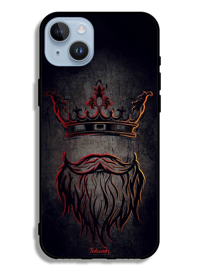 Tolwak Apple iPhone 14 Plus Protective Case King Artwork - Image 2