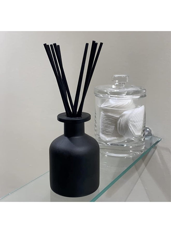 HOSSIAN HOSSIAN Reed Diffuser Sticks - Reed diffusers-Reed Sticks -Diffuser Glass Bottles-Diffuser Refills- Natural Rattan Wood Replacement for Aroma Fragrance (7.87" *3.5mm Black and Beige)  - Image 5