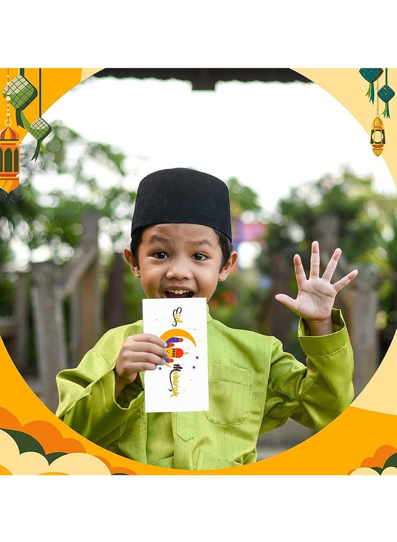 PRINTSHOP4ME Eid Mubarak Money Envelopes for Gifting kids - Eid Money Envelopes for Gifting - Eidi Mubarak Envelope for Kids - Eid Money pack -Eid al-Adha Gifting - Self-Seal Envelopes  - Image 3