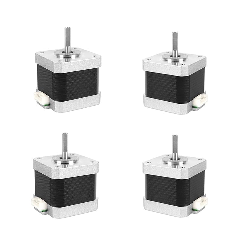 MOTOU (Pack of 4pcs) NEMA17 Stepper Motor High Torque Bipolar DC Step Motor Kit by MOTOU - Image 1