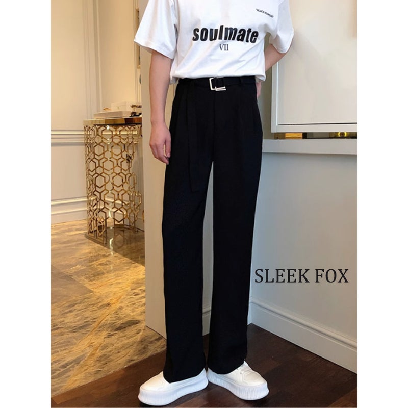 Summer Casual Thin Trousers Men'S Straight Loose White Suit Pants Japanese-Style Dosing Casual Trendy Suit Pants - Image 4