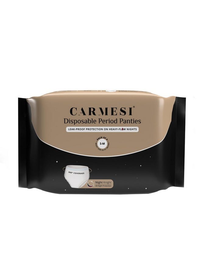 CARMESI Disposable Period Panties For Women - Pack Of 4 (S-M) | 360° Protection For Super Heavy Flow | Leak Proof & No Rashes | Maternity Panties | All Night Protection | Ultra Absorbent Core  - Image 4