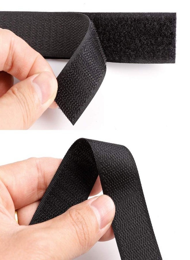 IHKFILAN 3/4'' Width x 10Meters Length Black Sew On Hook and Loop Tape Fastening Nylon Fabric Tape (Black, 3/4 Inch x 10 Meters) - Image 4