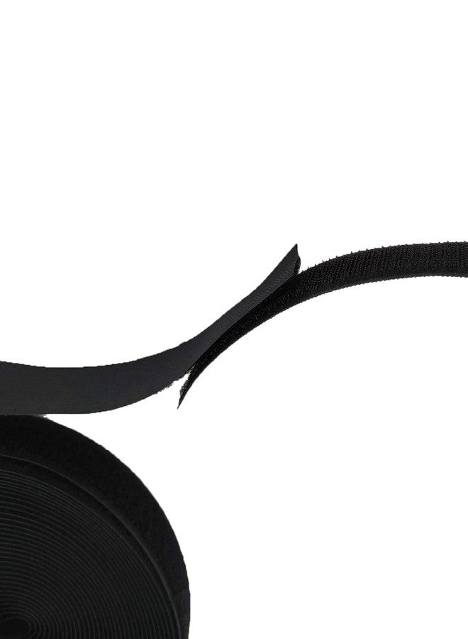 IHKFILAN 3/4'' Width x 10Meters Length Black Sew On Hook and Loop Tape Fastening Nylon Fabric Tape (Black, 3/4 Inch x 10 Meters) - Image 5