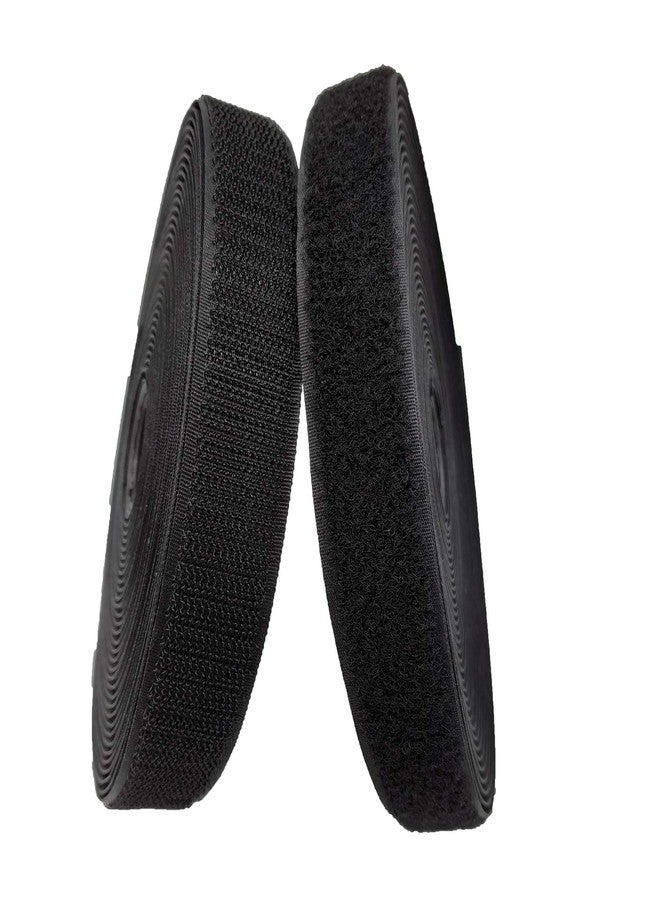 IHKFILAN 3/4'' Width x 10Meters Length Black Sew On Hook and Loop Tape Fastening Nylon Fabric Tape (Black, 3/4 Inch x 10 Meters) - Image 3
