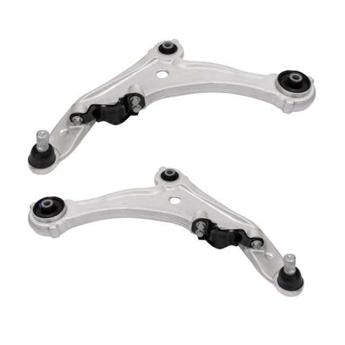 TRQ Front Lower Control Arm with Ball Joint Set Driver & Passenger Side Lower Compatible with 2009-2014 Nissan Maxima - Image 1