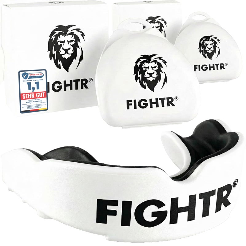 FIGHTR Premium Mouth Guard for Excellent Breathing Easy to fit Sports Mouth Guard for Boxing MMA Football Lacrosse Hockey and Other Sports incl hygienic Box - Image 2