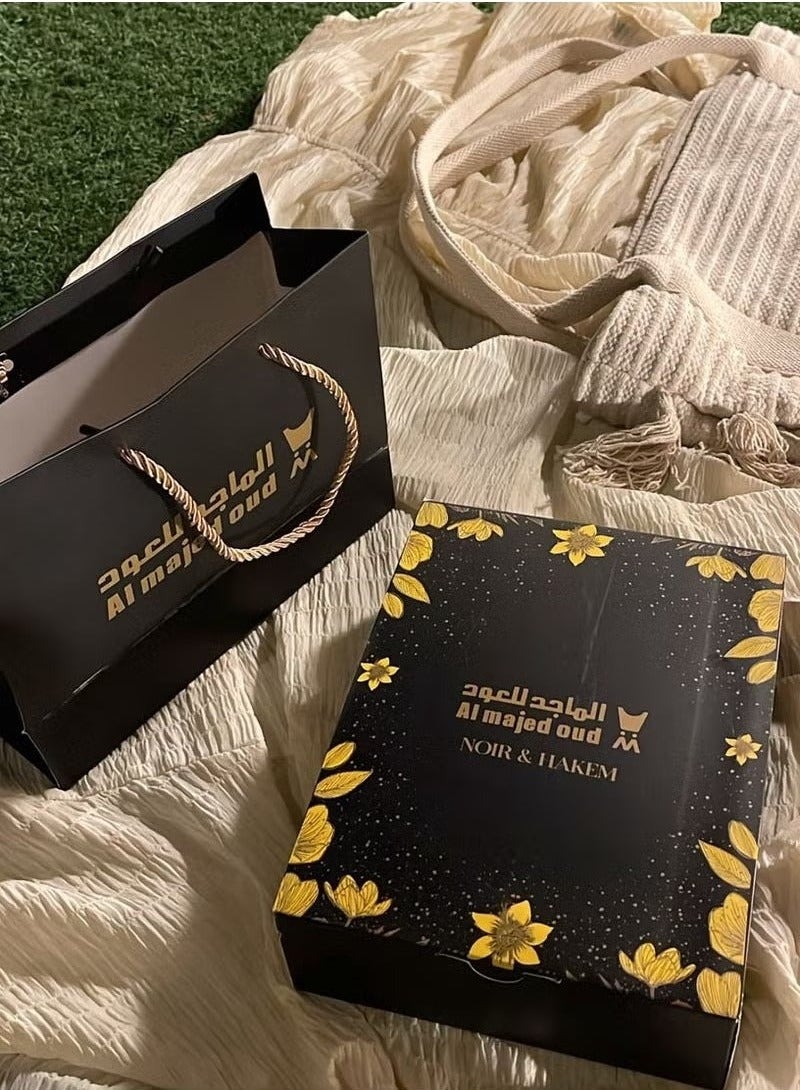  Al Majed Oud PACKAGE Al majed oud HAKEM NOIR 2 PCS GOLD