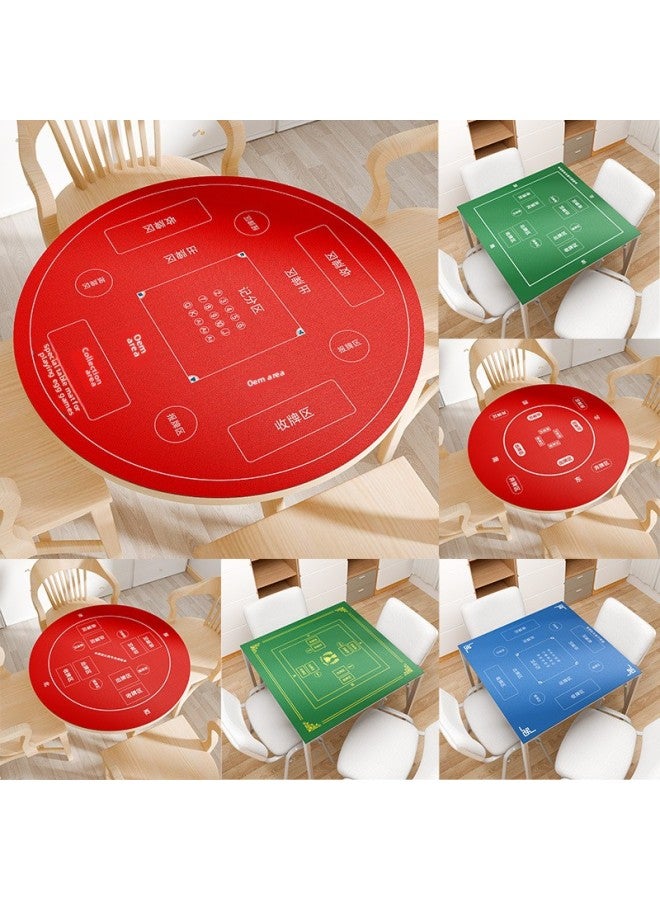 Egg Table Mat Chess Room Rubber Padded Lock Edge Wear-resistant Non-slip Square Mat Special Tablecloth Poker Mat Manufacturers Batch-Colors:1000*1000-Pattern:Egg 7-Green  - Image 5