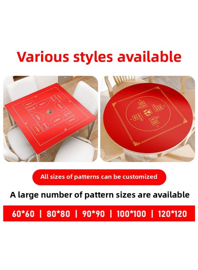 Egg Table Mat Chess Room Rubber Padded Lock Edge Wear-resistant Non-slip Square Mat Special Tablecloth Poker Mat Manufacturers Batch-Colors:1000*1000-Pattern:Egg 7-Green  - Image 4