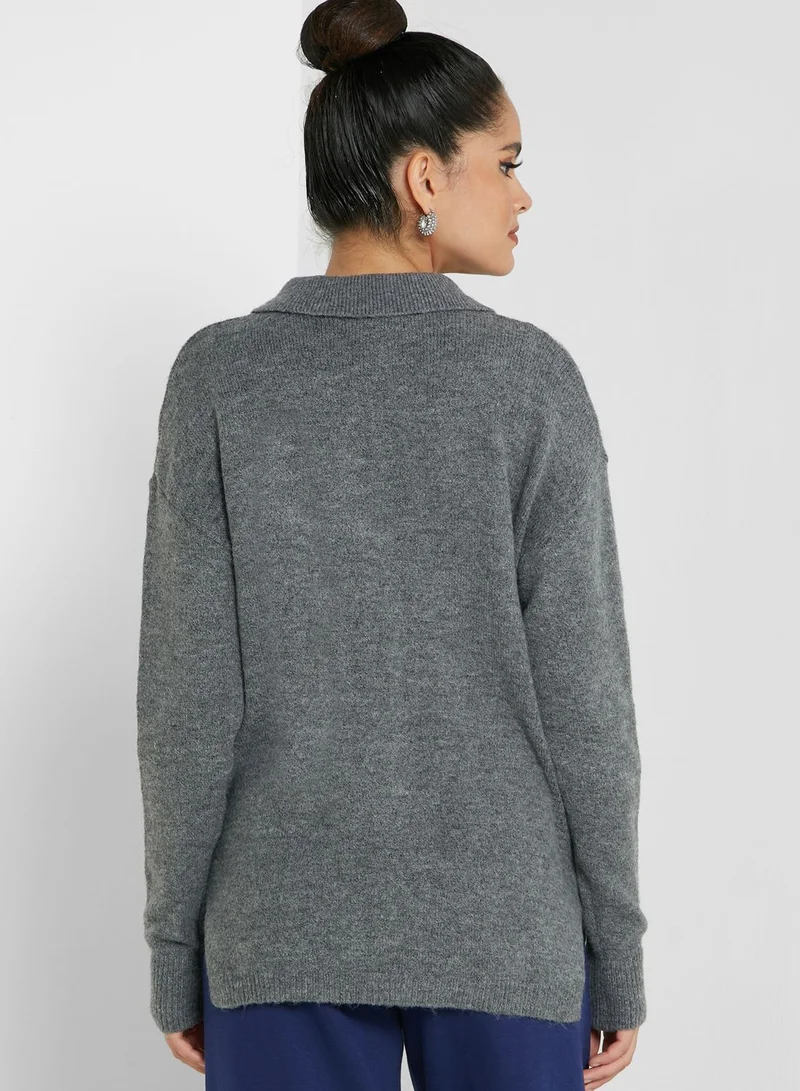 Missguided Button Down Cardigan