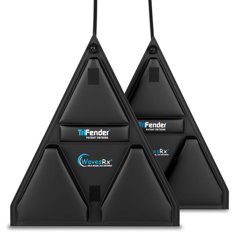 WAVESRX PWC Fender Bumper for Safe Jet Ski Docking | Foldable Easy-to-Store Marine Bumpers Offer Ultimate Protection from Dock Rash and Scratches | Adjustable Length Bungee Cord + Hook & Safety Latch - Image 1