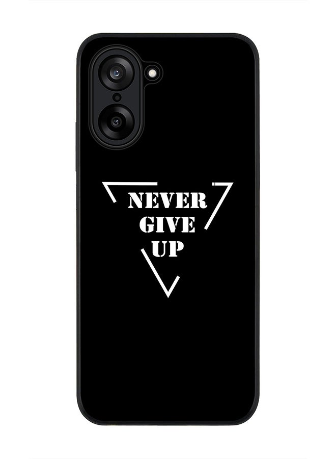 غطاء حماية رفيع لهاتف OnePlus Nord CE5 / Ace 5 Racing، حماية كاميرا، غطاء هاتف رفيع مضاد للصدمات - لا تستسلم أبداً