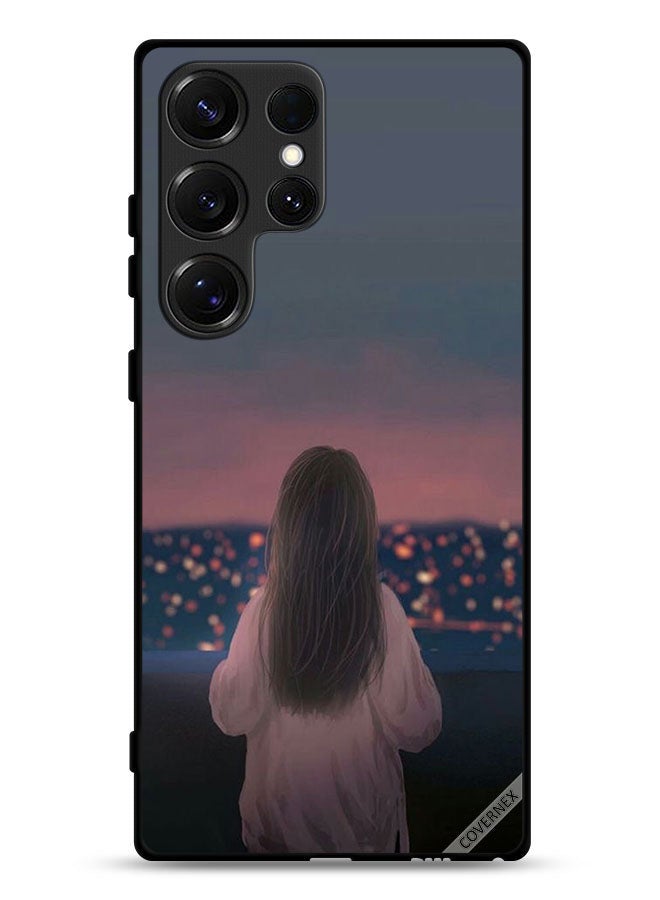 Covernex Samsung Galaxy S25 Ultra Protective Case Cover Standing Girl - Image 1