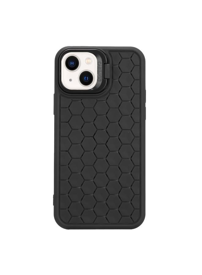 S-TOP Case For iPhone 15 Plus Honeycomb Radiating Lens Holder TPU Phone Case - Image 5