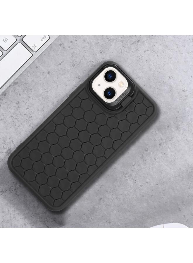 S-TOP Case For iPhone 15 Plus Honeycomb Radiating Lens Holder TPU Phone Case - Image 2