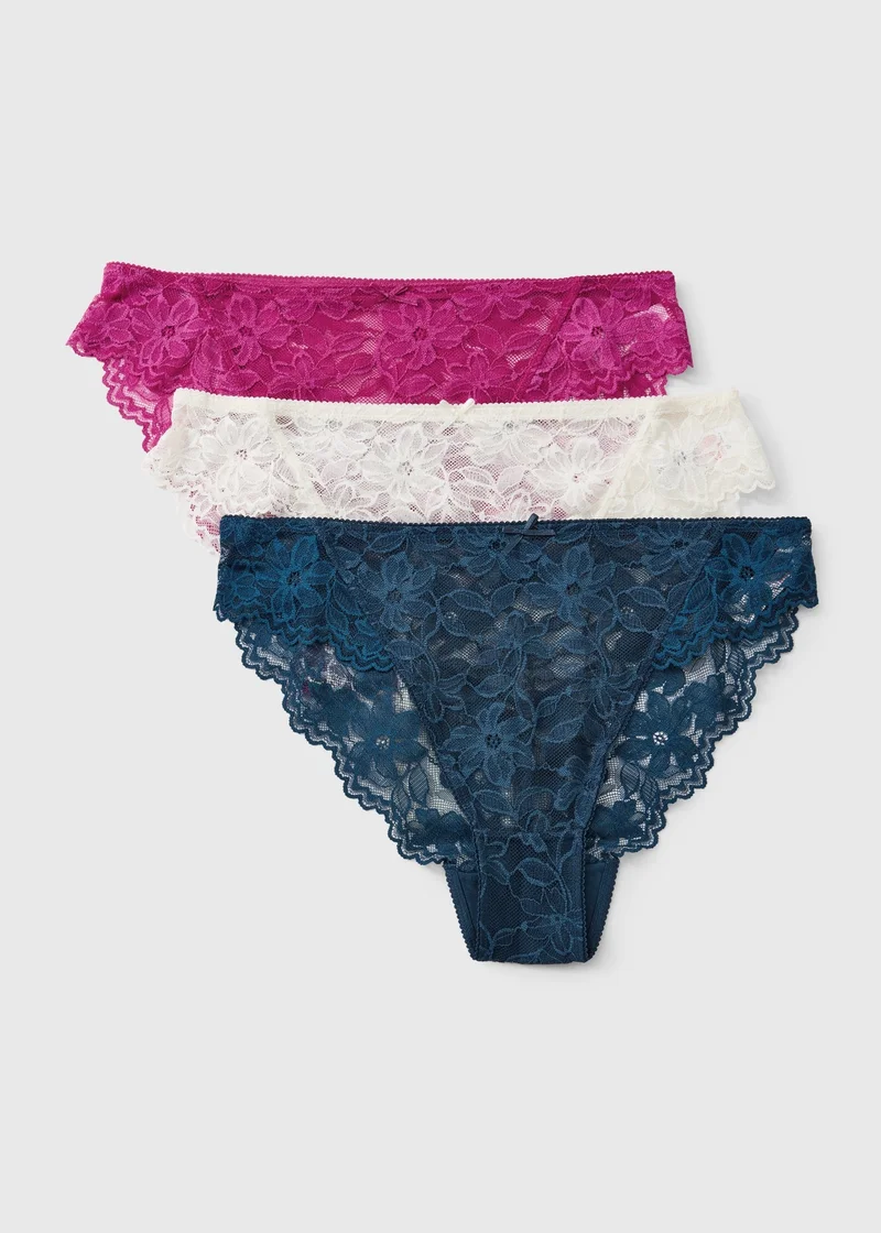 ماتلان 3 Pack Multi Lace Knickers