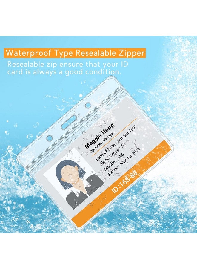 Soleebee 2 Pack Heavy Duty Retractable Badge Reels With 360° Swivel Belt Clip Id Badge Holder For Lanyard Horizontal Clear Id Card Holder With 25'' Retractable Carabiner Badge Reel Pink - Image 5