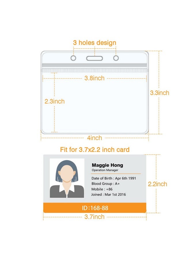 Soleebee 2 Pack Heavy Duty Retractable Badge Reels With 360° Swivel Belt Clip Id Badge Holder For Lanyard Horizontal Clear Id Card Holder With 25'' Retractable Carabiner Badge Reel Pink - Image 4