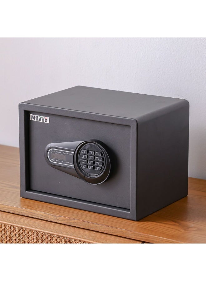 milano Milano Hotel Safe | Alloy Steel Electronic Digital Security Hotel Safe For Homes, Offices 25X35X25cm - Black - Image 3