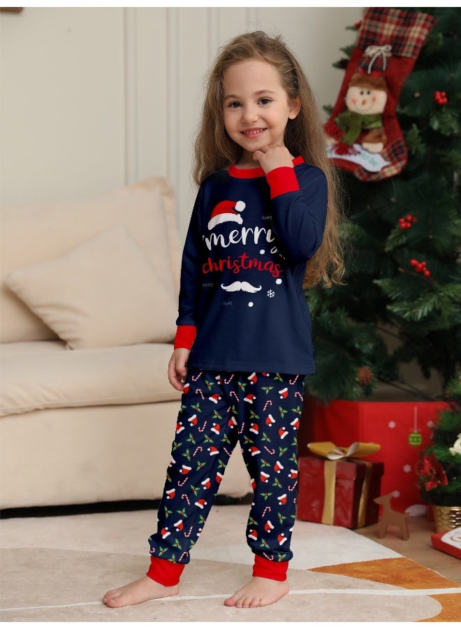 بيجامة عيد الميلاد العائلية المزخرفة - طقم بأكمام طويلة بأسلوب أوروبي وأمريكي - Image 4