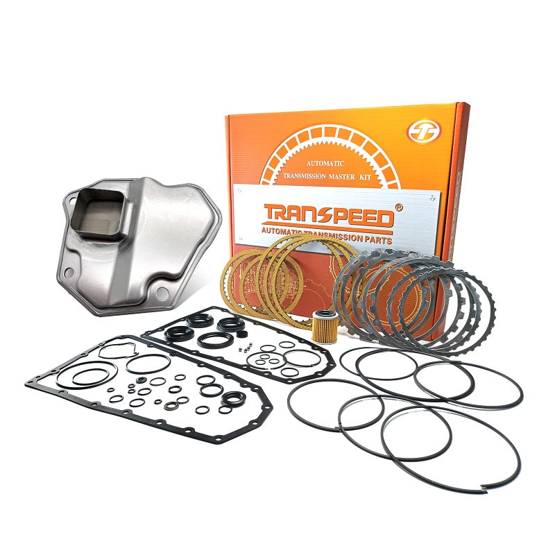 طقم إعادة بناء ناقل الحركة الأوتوماتيكي TRANSPEED JF011E RE0F10A F1CJA CVT مع فلتر زيت وألواح فولاذية للدبرياج لسيارات نيسان ألتيما روج سنترا جيب كومباس سيتروين دودج