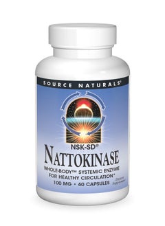 Nattokinase 100Mg Systemic Enzyme For Healthy Circulation 60 Capsules
