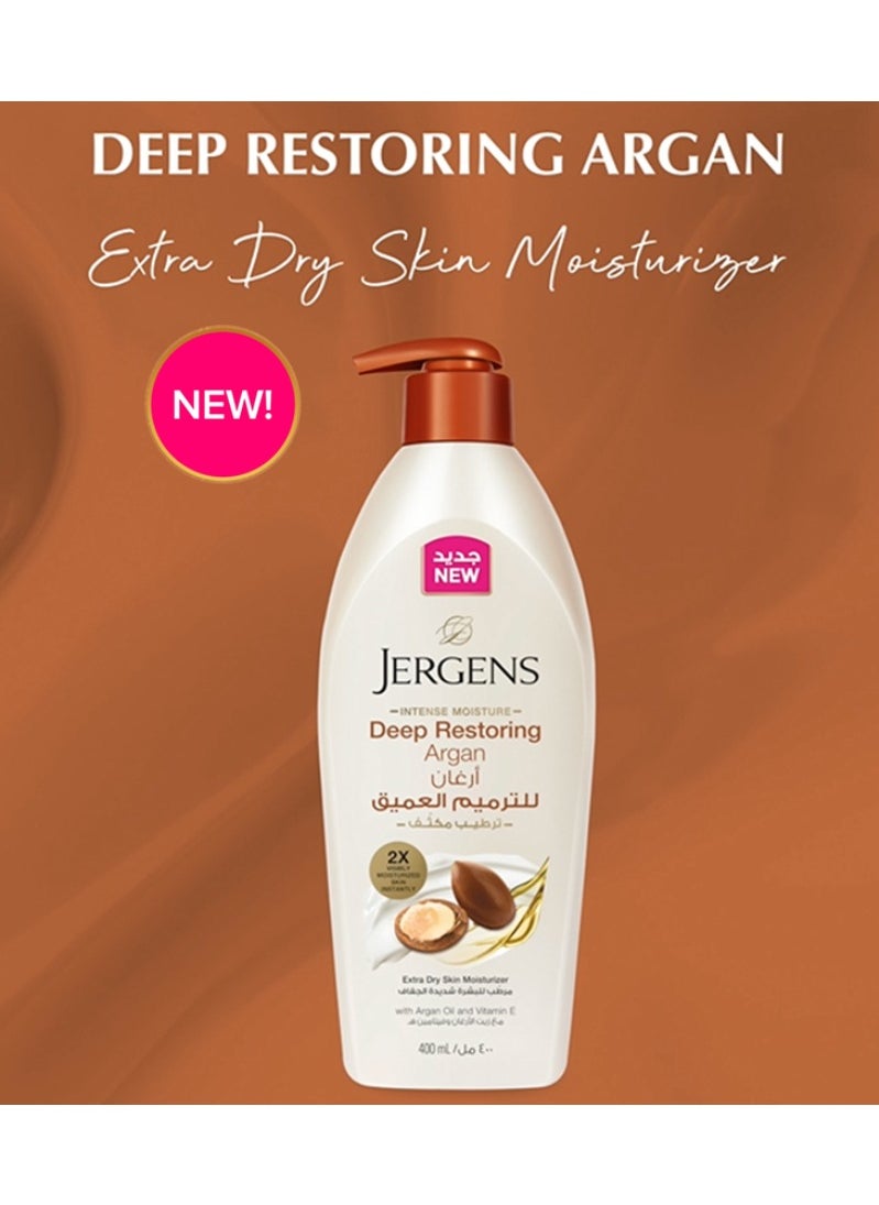 Jergens - Jergens Body Lotion Deep Restoring Argan 400ml - Image 1