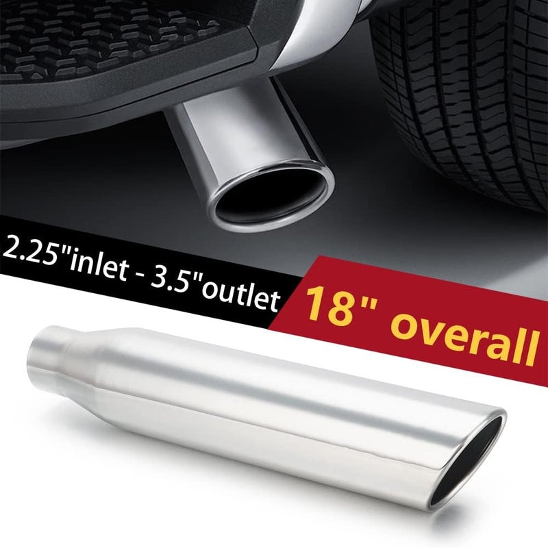 LCGP 2.25 to 3.5 Inch Exhaust Tip 2-Pack - Polished Stainless Steel - Image 5