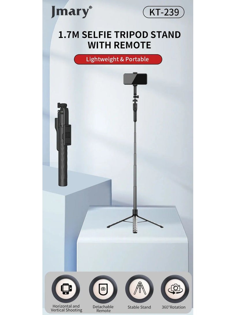 JMARY KT-239 Phone Selfie Stick Tripod - Image 4