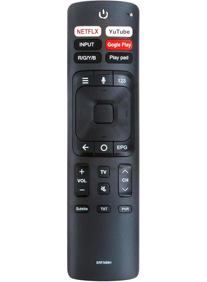 The Bros جهاز تحكم عن بعد ERF3I69H بديل مناسب لتلفزيون هايسنس الذكي 65A56EGA 55A56EGA 55B7206UW 55A7010EA 58A56ENVT 65A56ENVT HX58A6127UWT 65A7010EA HX50A6127UWT 55A6106EX HX55A6127UWT - Image 1