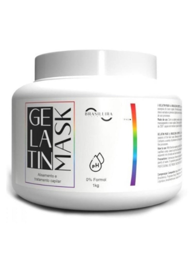 BRASILEIRA Gelatin Hair Treatment Mask – 1kg - Image 1