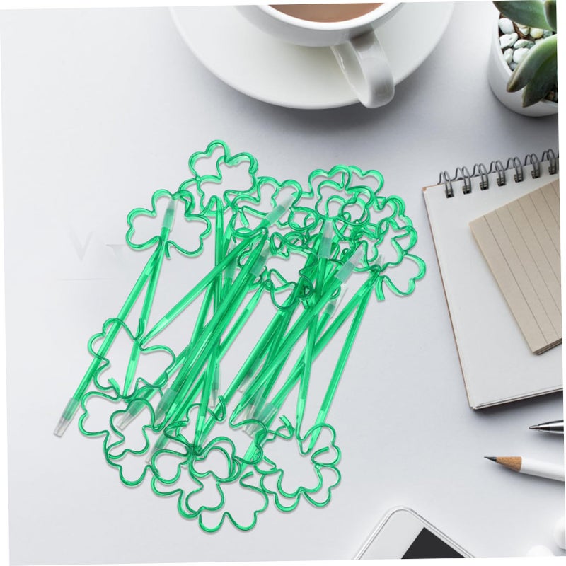 20Pcs Clover Ballpoint Pens Smooth Writing with Comfort Grip for School Office Daily Use - Image 4