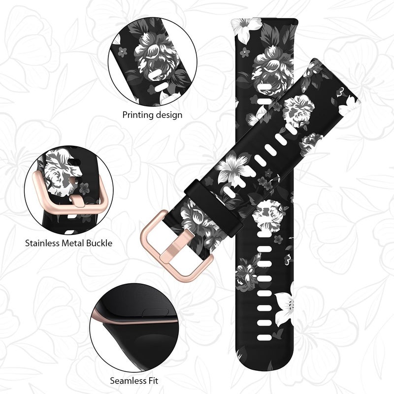 Sunflower Printed Soft Sport Watch Strap For Huawei Fit3 Fit4 Fit4 Pro Quick Release Breathable Men Women - Image 4