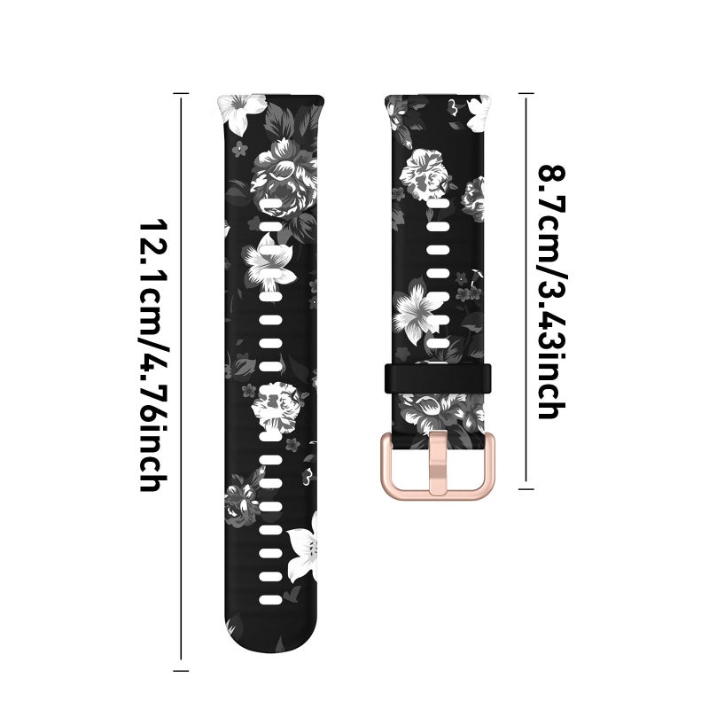 Sunflower Printed Soft Sport Watch Strap For Huawei Fit3 Fit4 Fit4 Pro Quick Release Breathable Men Women - Image 2
