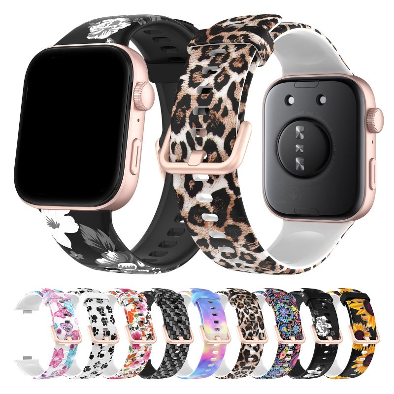 Sunflower Printed Soft Sport Watch Strap For Huawei Fit3 Fit4 Fit4 Pro Quick Release Breathable Men Women - Image 1