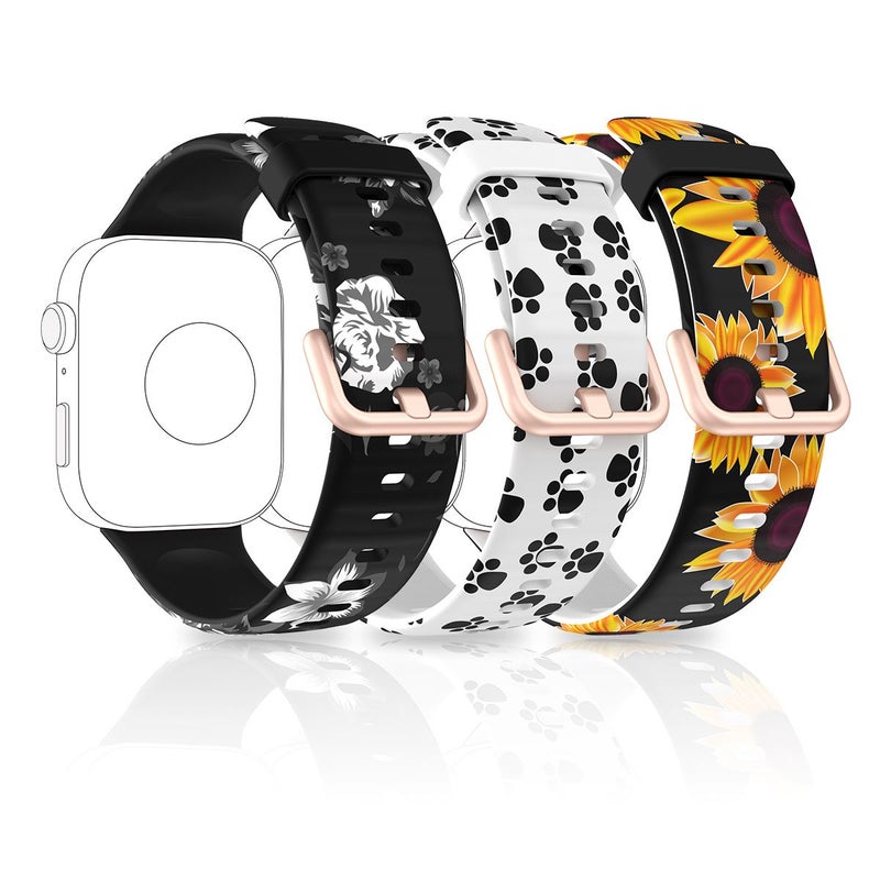 Sunflower Printed Soft Sport Watch Strap For Huawei Fit3 Fit4 Fit4 Pro Quick Release Breathable Men Women - Image 3
