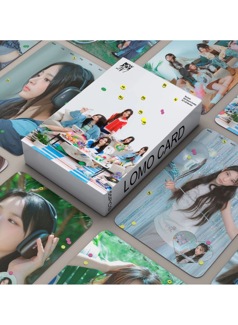 55-Piece Lesserafim New Album Antifragile Lomo Card - Image 1