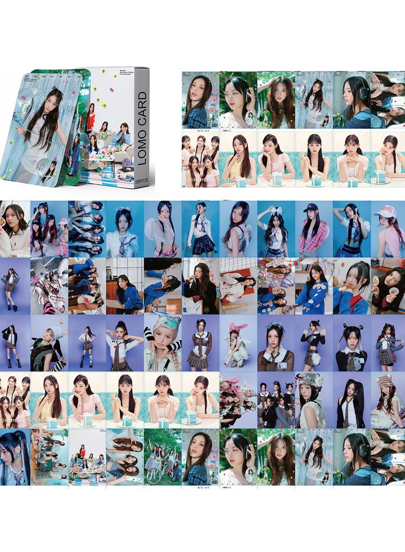 55-Piece Lesserafim New Album Antifragile Lomo Card - Image 2