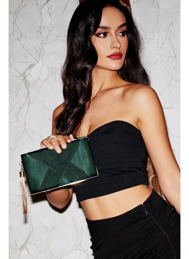 BABEYOND Clutch Purses for Women - Evening Bag Tassel Pendant Clutch for Bride Party Prom Wedding - Image 4