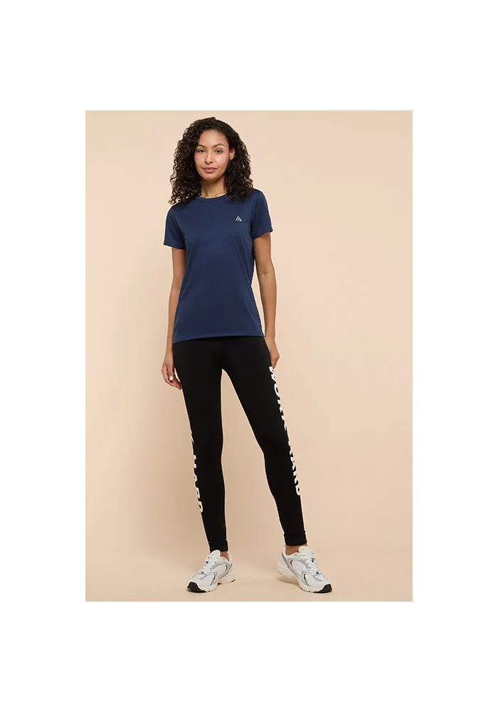 R&b  Logo Detail Active T-Shirt with Crew Neck and Short Sleeves for Women | Best Price UAE