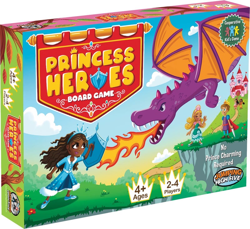 Jumping High Five Princess Heroes Board Game  Cooperative Princess Castle Game for Kids Ages 4 and Up  Children Develop New Skills Through Play Perfect for Family Fun Time - Image 2