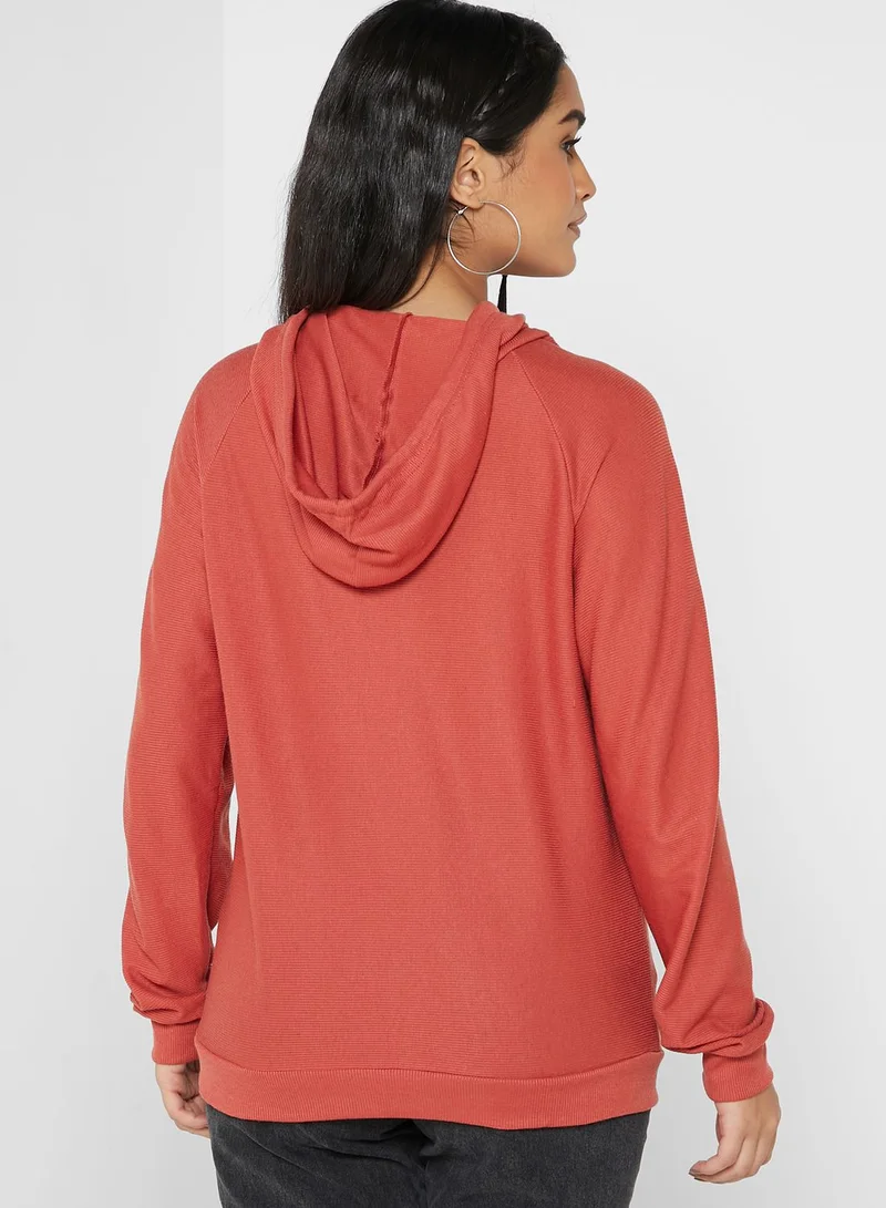 Ginger Cropped Hoodie